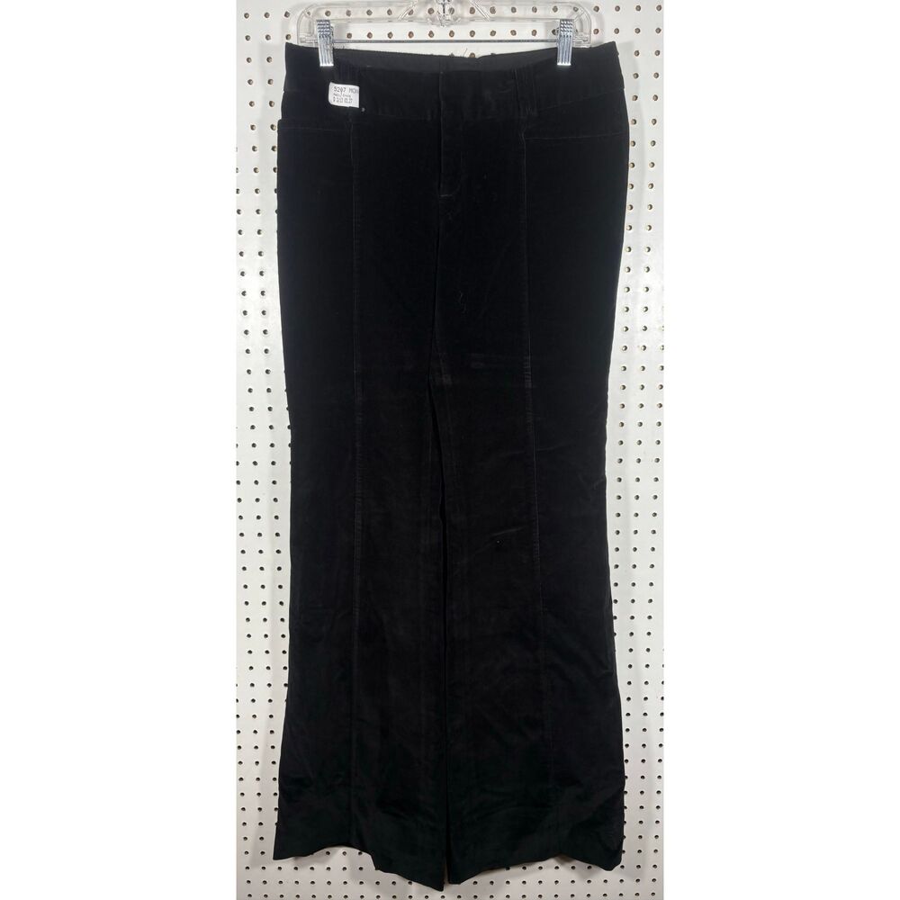 Banana Republic Velvet flare front seam  pants size 8
